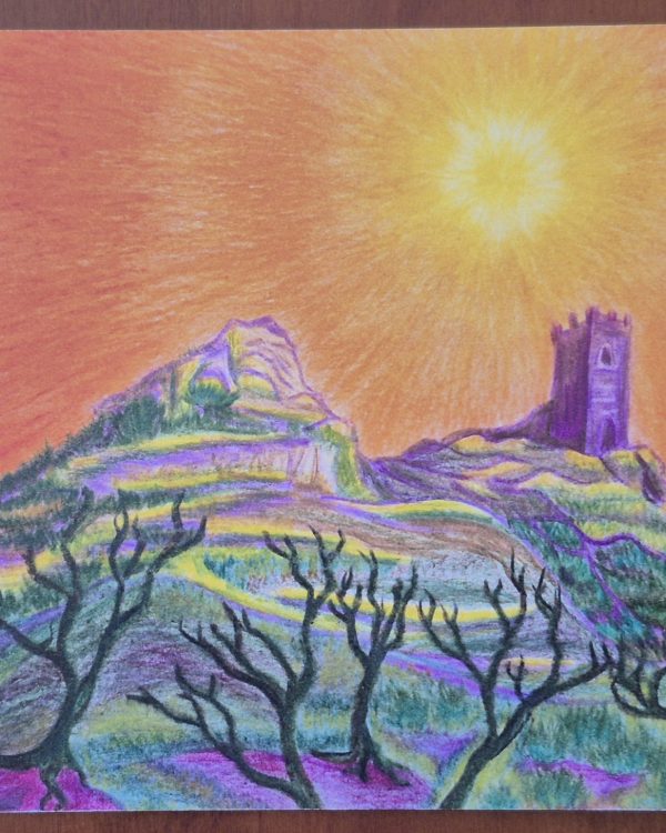 Brent Tor, Near Tavistock, Devon — Greeting Card (Blank)